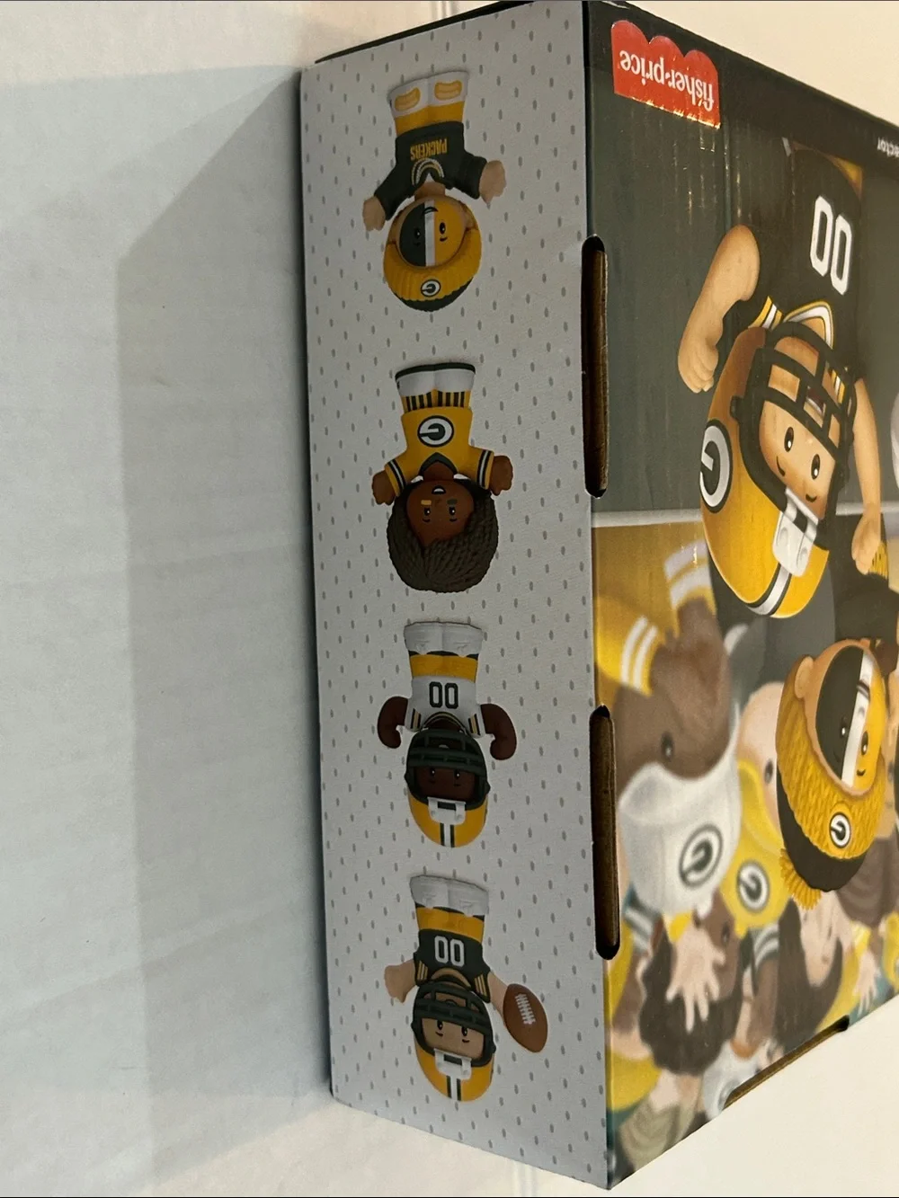 Little People NFL Green Bay Packers Collector Figures 4pc Set -  Series 1